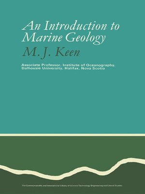 cover image of An Introduction to Marine Geology